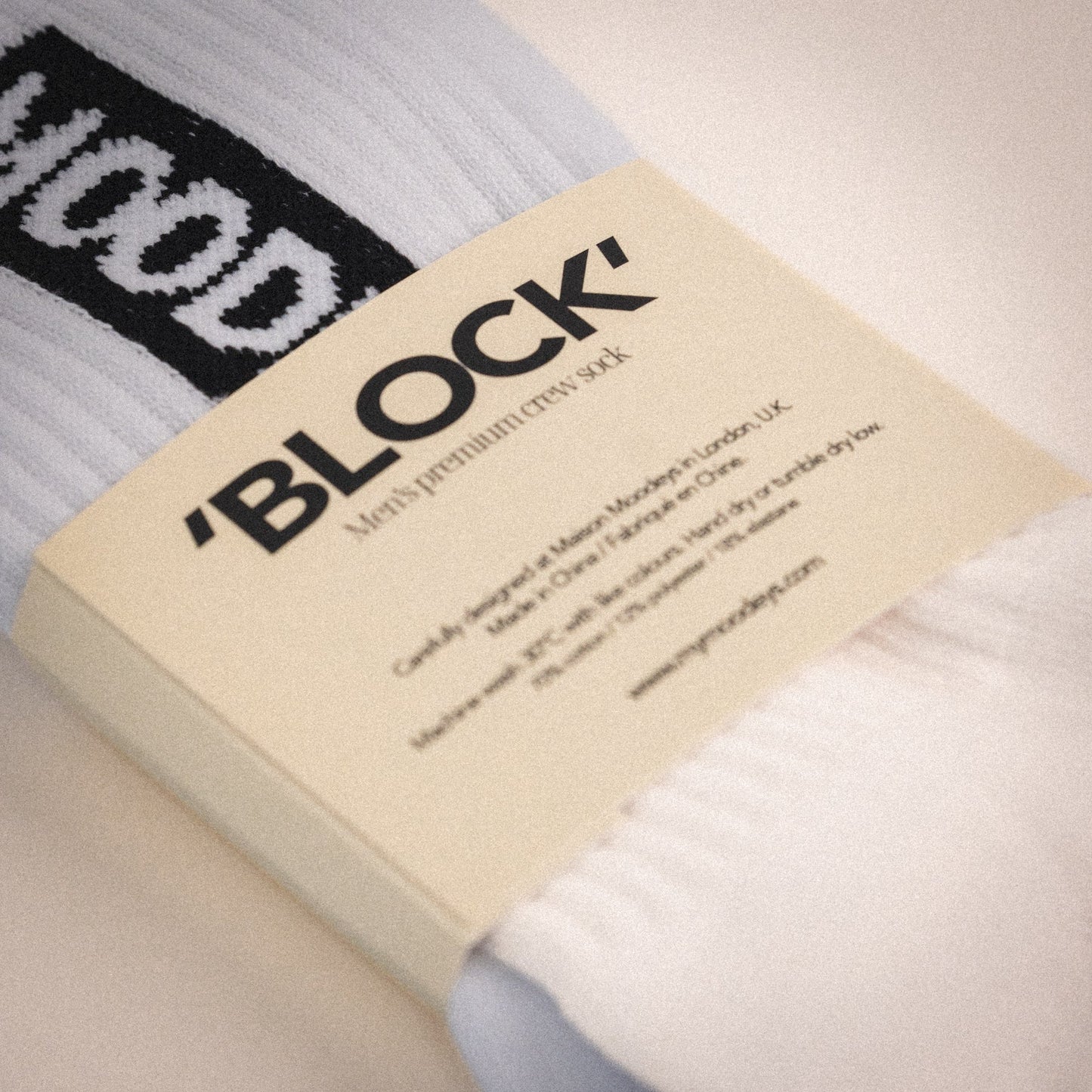 'Block' Sock - Moodeys