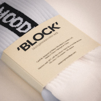 'Block' Sock - Moodeys