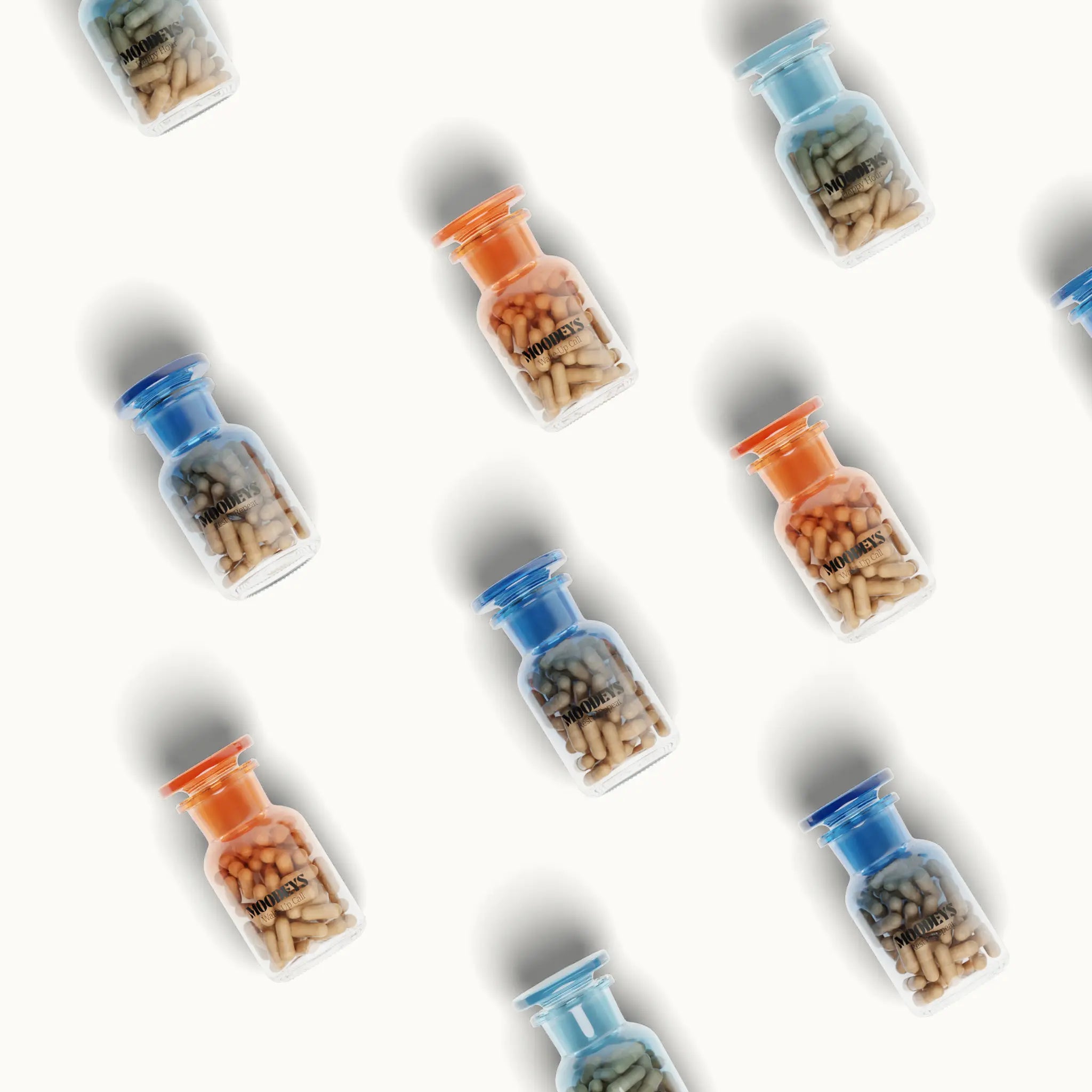 all moodeys bottles 